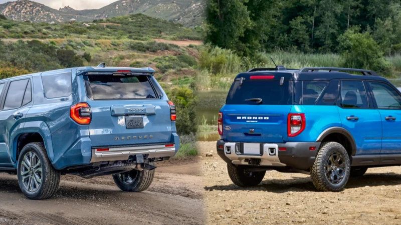 Toyota 4Runner 2025 vs Ford Bronco 2025