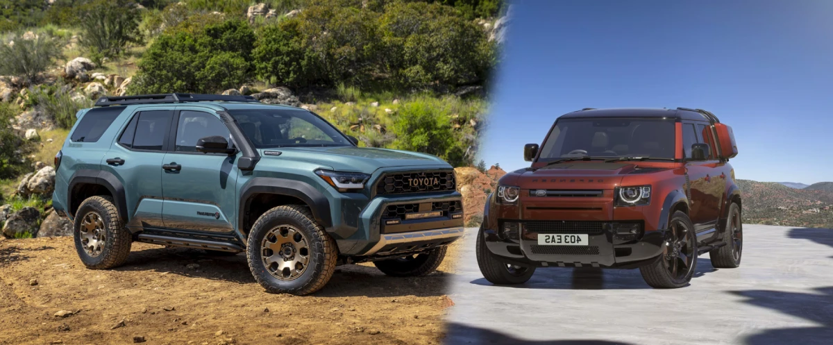 Toyota 4Runner 2025 проти Land Rover Defender 2025: який позашляховик обрати?