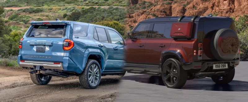 Toyota 4runner 2025 vs Land Rover Defender 2025
