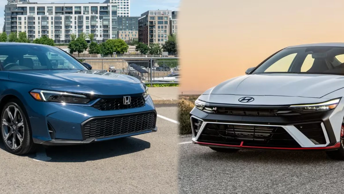 Honda Civic Hybrid 2025 vs Hyundai Elantra Hybrid 2025: Какой гибридный седан выбрать?