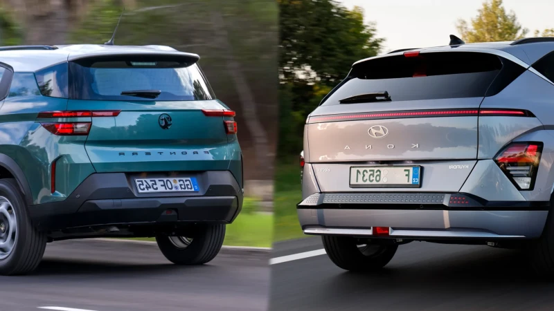 Opel Frontera 2025 vs Hyundai Kona 2025
