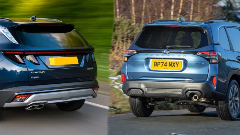 Hyundai Tucson 2025 vs Subaru Forester 2025