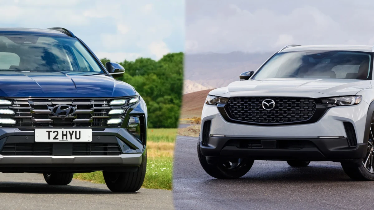 Hyundai Tucson 2025 проти Mazda CX-50 2025: хто завоює українські дороги?