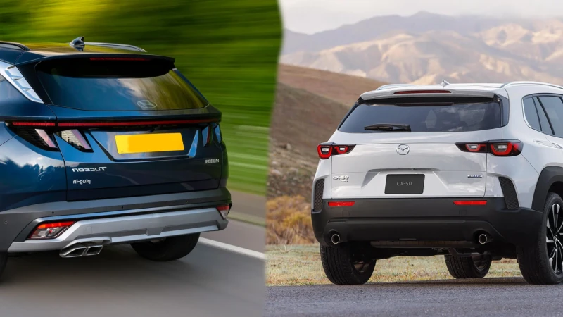 Hyundai Tucson 2025 vs Mazda CX-50 2025